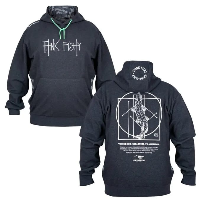 Hoodie Skeater Think Fishy