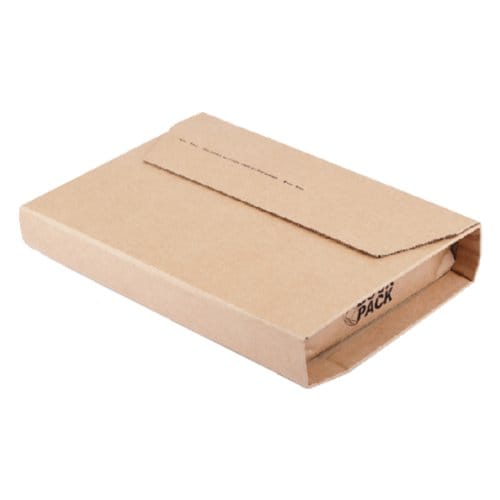 Wikkelverpakking CleverPack ringb +zelfkl strip - bruin - 25 stuks