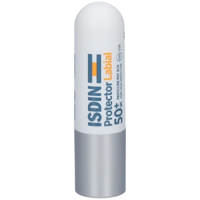 Soin des lèvres - Isdin - Protector Labial Stick Lèvres SPF50+ - 4g - Hydratation - Protection UVA/UVB