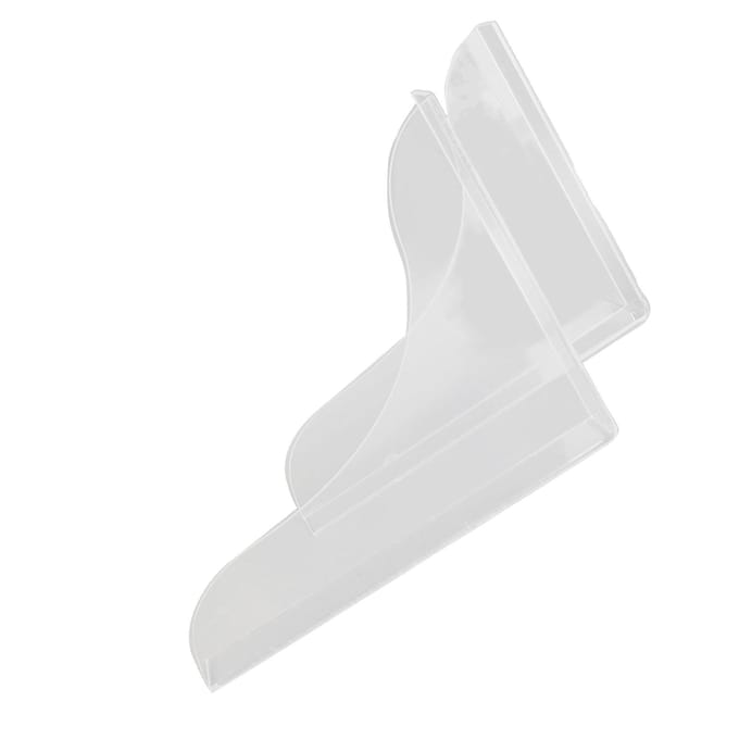 2 Stuks Badkuip Spatscherm Acryl Douche Bad Hoek Waterblokkerende Plaat voor Badkamer Keuken gray