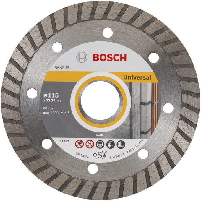 DIAMANTSCHIJF 10X PROF UNIV TURBO 115 22,23