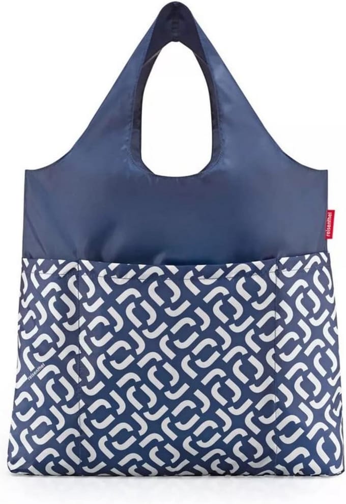 Boodschappentas - Draagtas - Boodschappen doen - Compact opvouwbaar - 425 cm - Blauw