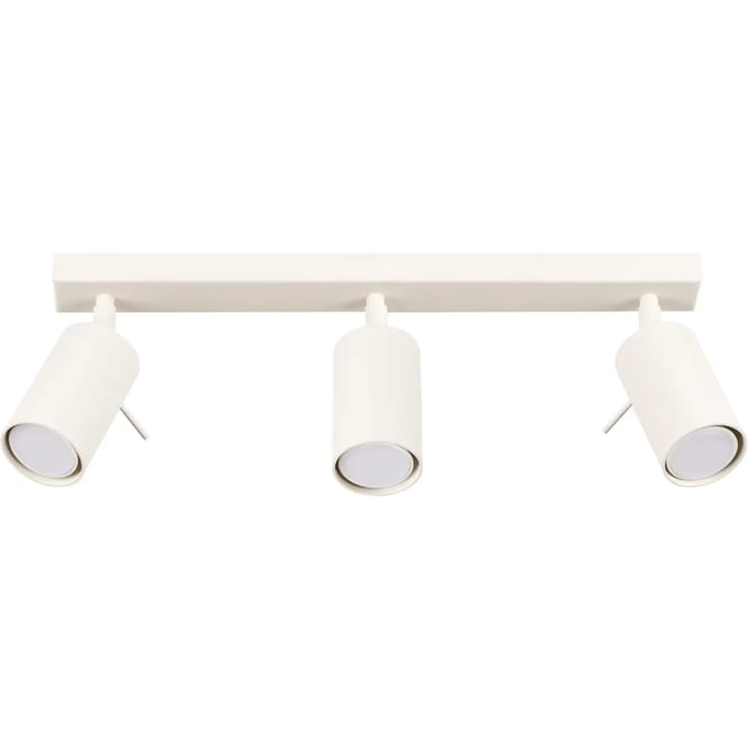 Sollux Lighting Plafondlamp Ring - GU10 - beige - staal - 17x45x6cm