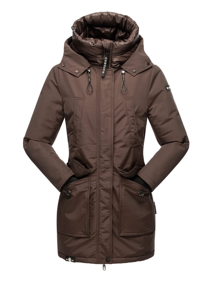 Navahoo dames winterjas Blizzardstorm – Lang, Warm & Functioneel