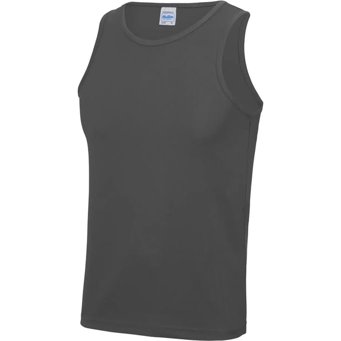 Just Cool Cool Vest JC007 - Charcoal (Solid) - XL