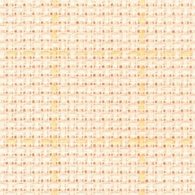 Zweigart Borduurstof AIDA 18 COUNT - ECRU SQUARED - 50x50cm uitwasbare easycount