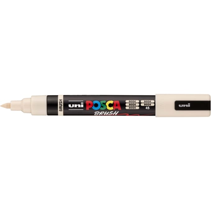 Uni Posca Brushmarker PC5BR Beige - Brushpunt 1-4 mm
