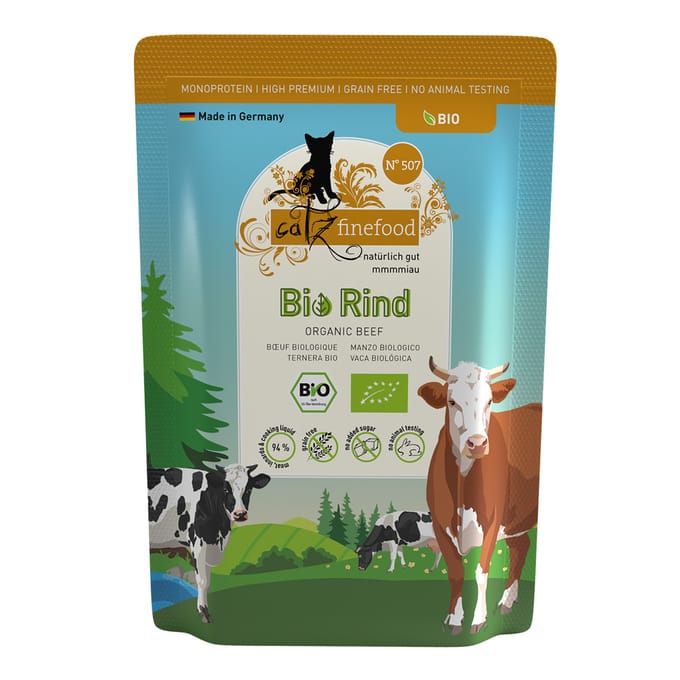 catz finefood Bio 12 x 85 g - No.507 Bio-Rund