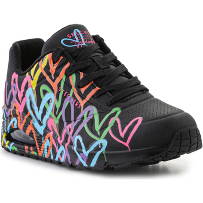 Skechers Uno Highlight Love Sneakers wit - Dames