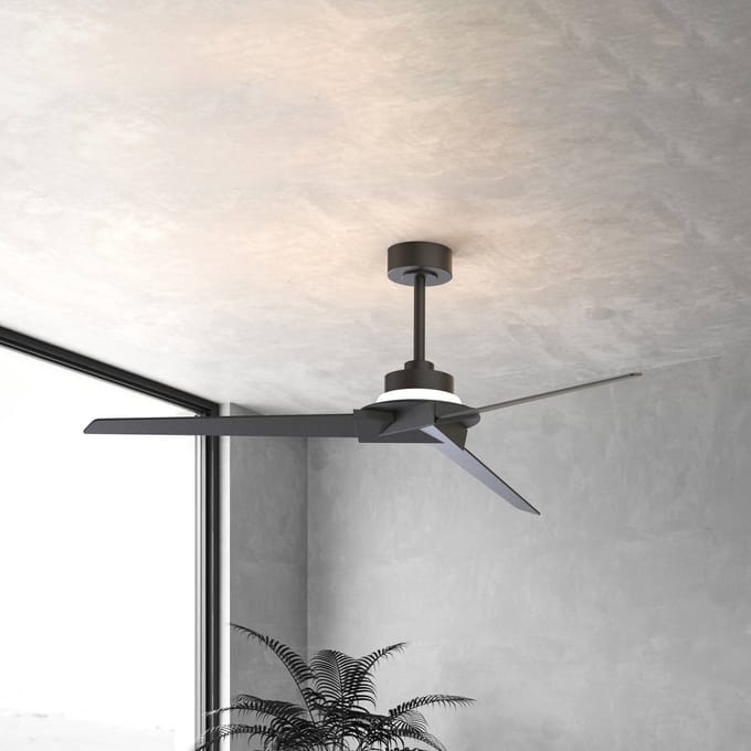 Mantra Iluminación LED plafondventilator Brisa zwart/hout DC stil 175 cm CCT