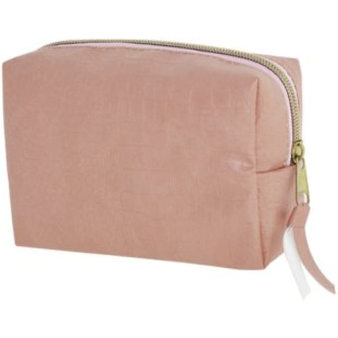 Pure croco etui, formaat 15 x 6 x 9 cm., kleur perzik roze