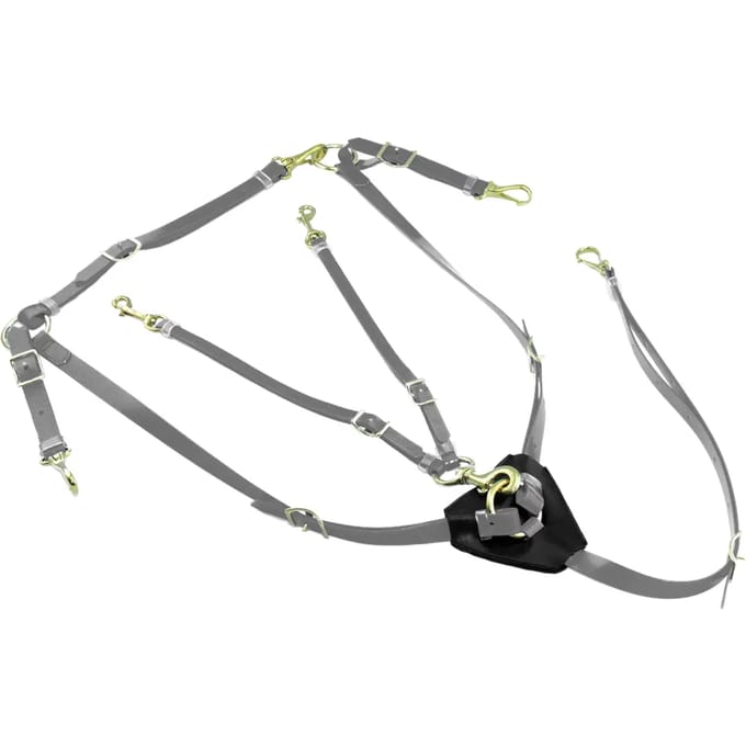 Biothane jachtcollier met martingale voor paard Lakota