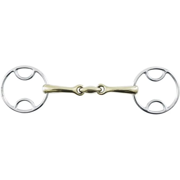 3-wegs messing paardenbit Premier Equine
