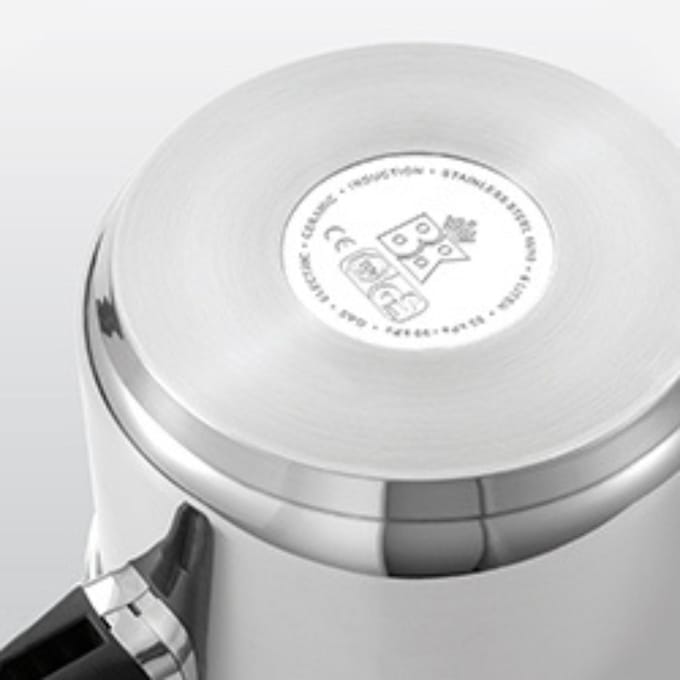BK Cookware Bk snelkookpan met matte rvs afwerking 22cm 6l