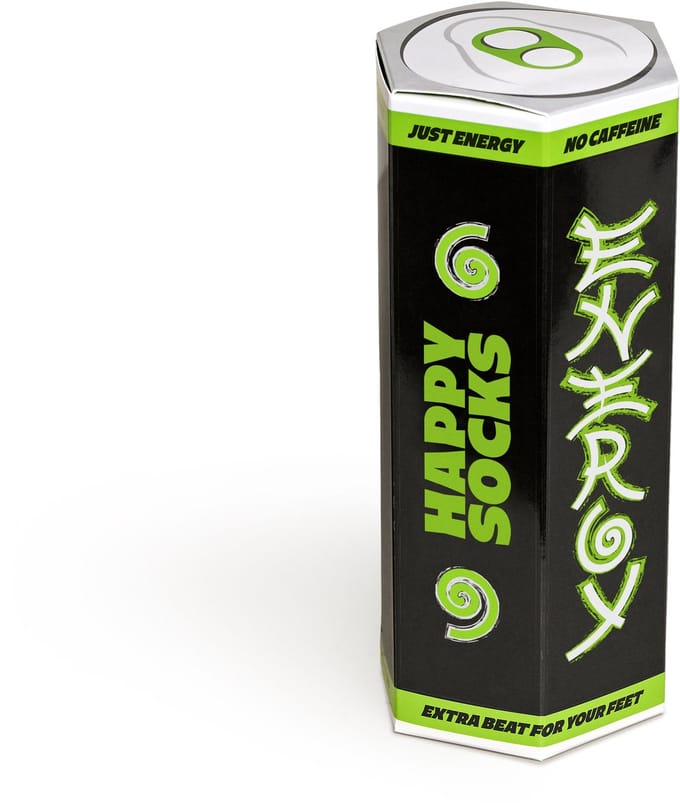 Happy Socks - 2-Pack Energy Drink Socks Gift Set maat 36-40