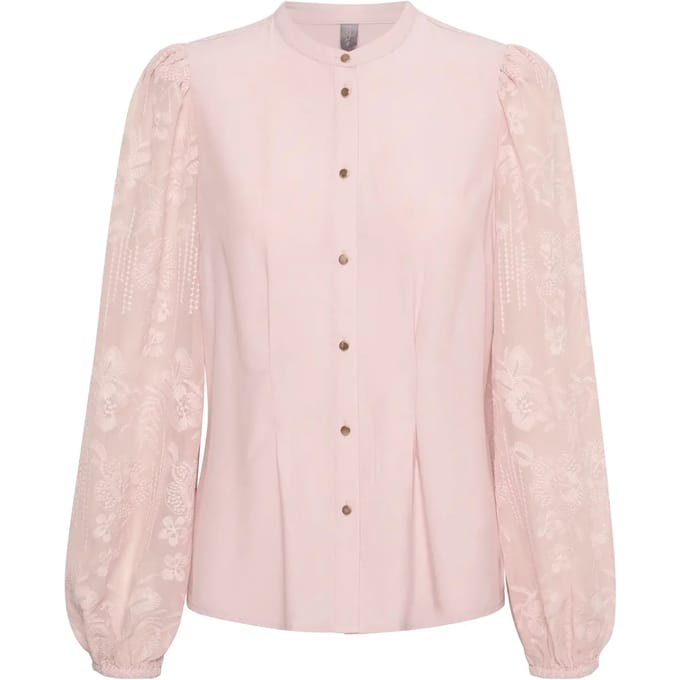 Overhemd met lang mouwen Relaxed fit Pale Mauve rose