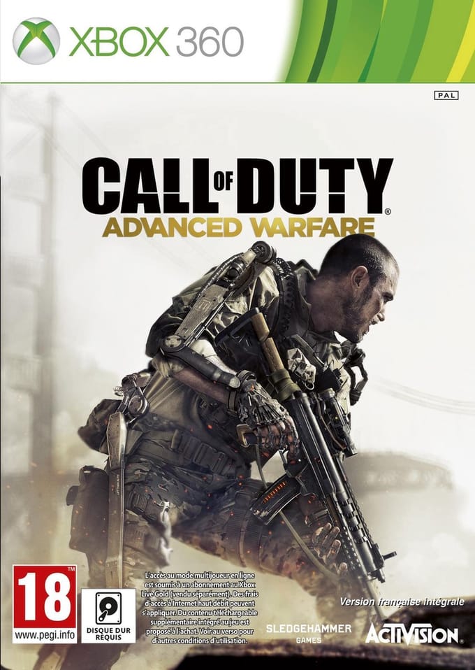 Call of Duty, Advanced Warfare Xbox 360 (French)