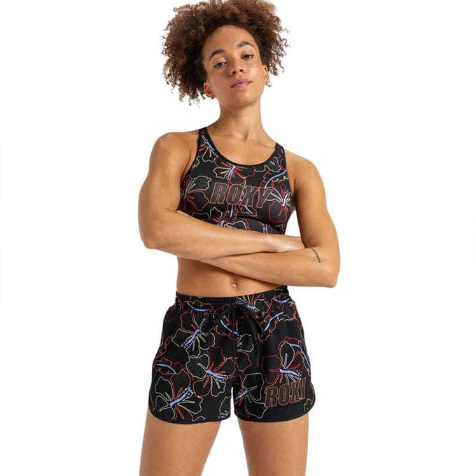 Roxy Everyday Flow Pt Korte Sportbroek Zwart M Vrouw