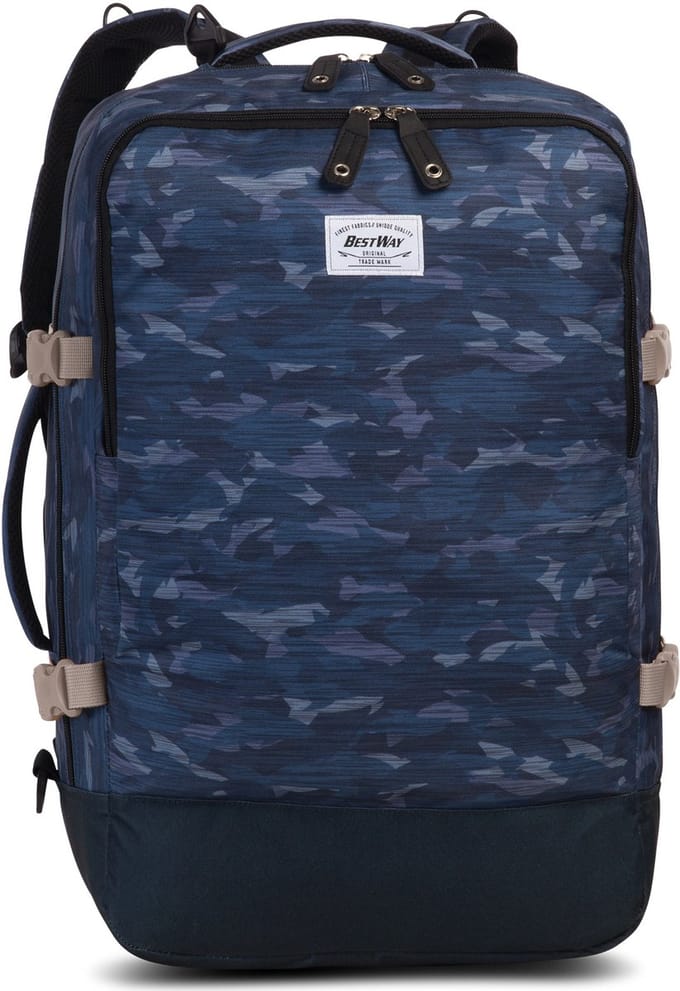 Bestway Reisrugzak, Grijsblauw - 54 x 35 x 23 cm - Polyester