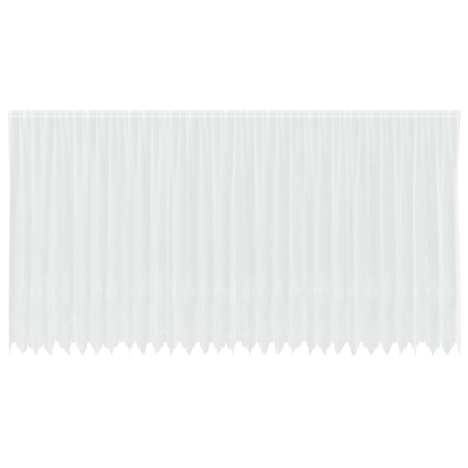 vidaXL Kantgordijn Wit 240x750cm Polyester