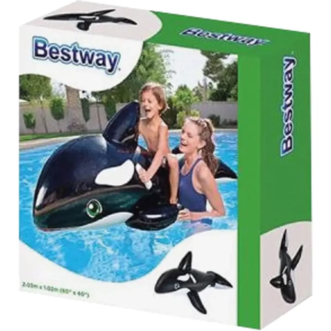 Orka die boei zwemt om te rijden Bestway