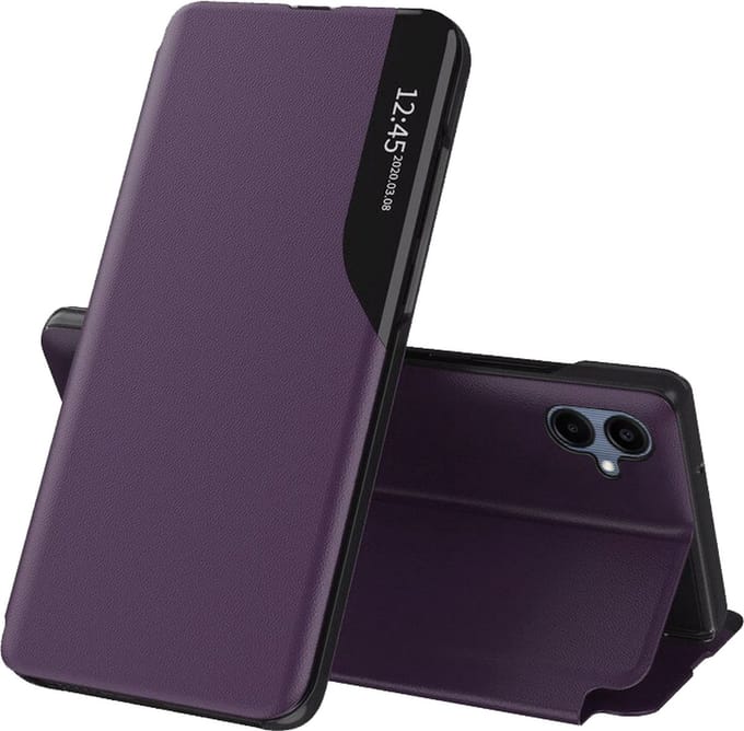 Hoesje geschikt voor Samsung Galaxy A06 4G/5G - Techsuit eFold Book Case - Paars
