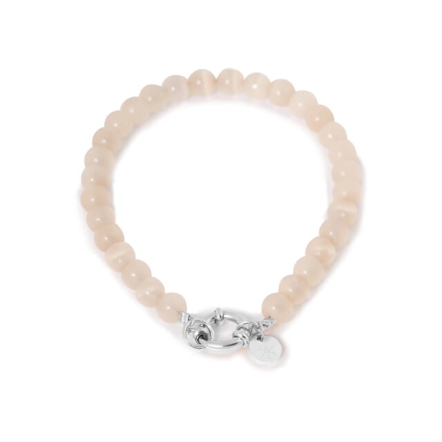 Label Kiki Beige cat eye bracelet