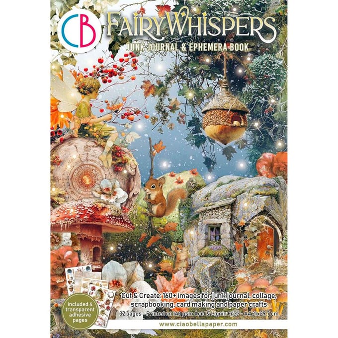 Junk Journal & Ephemera Boek "Fairy Whisper"