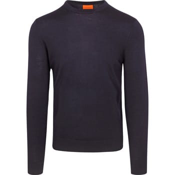 Suitable Merino Pullover Donkerblauw (navy) - Maat XXL - Heren - Sweater
