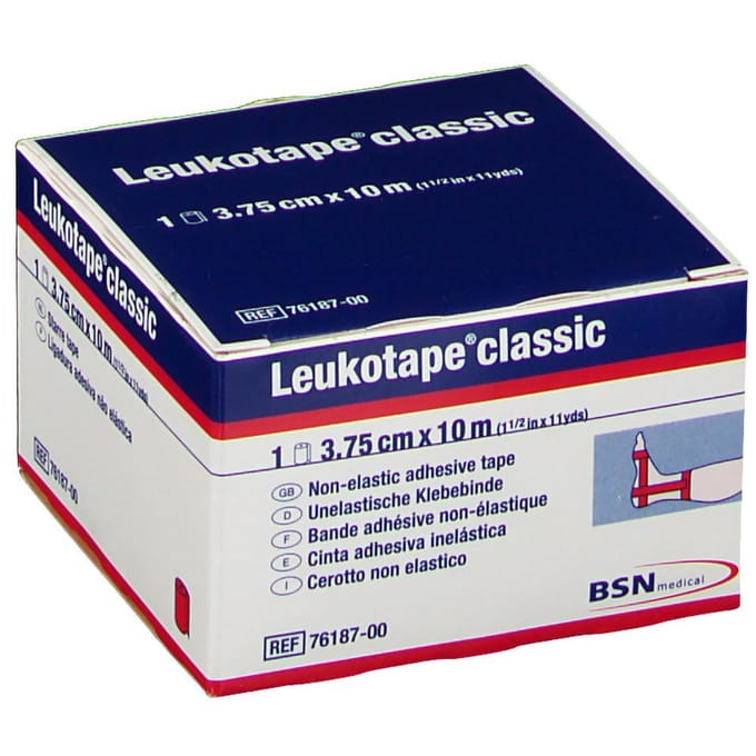 Leukotape® Classic 10 m x 3,75cm Rood 09317-00 1 Verband