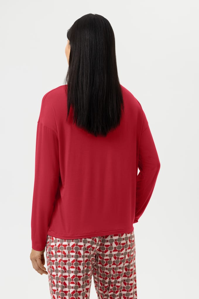 Shirt met lange mouwen Serie Pure Chic Gala Red