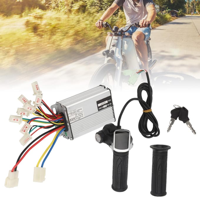 48V 1000W Controller Set met Slot Accessoire voor E?Fiets Elektrische Scooter Elektrische Driewieler black
