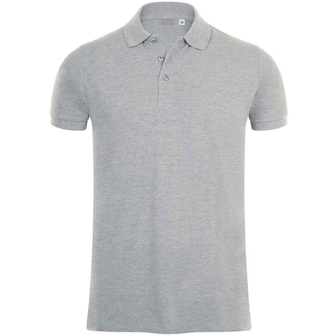 SOLS Heren Phoenix Poloshirt (Grijze Melange)