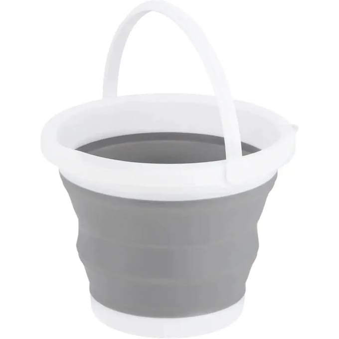 Nils Camp NC1783 - Opvouwbare Emmer - Grijs - 5 Liter