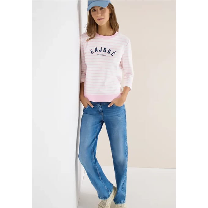 Gestreept sweatshirt