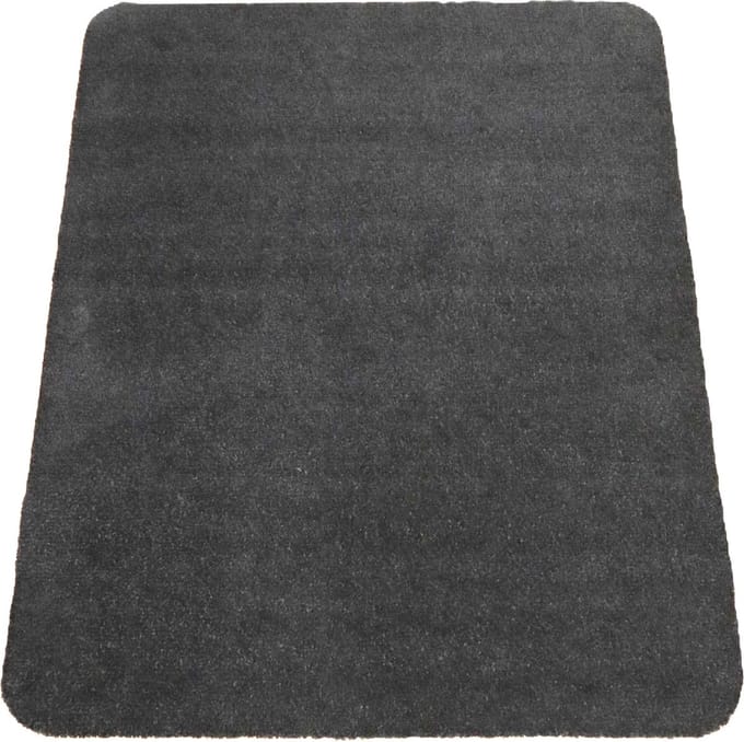 PRIMA - Schoonloopmat - Deurmat - Droogloopmat - zwart - antraciet - 70x90cm - uitwasbaar - antislip