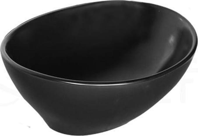 KERAMISCHE WASKOM NERO MAT ZWART 40,5X33X14 CM
