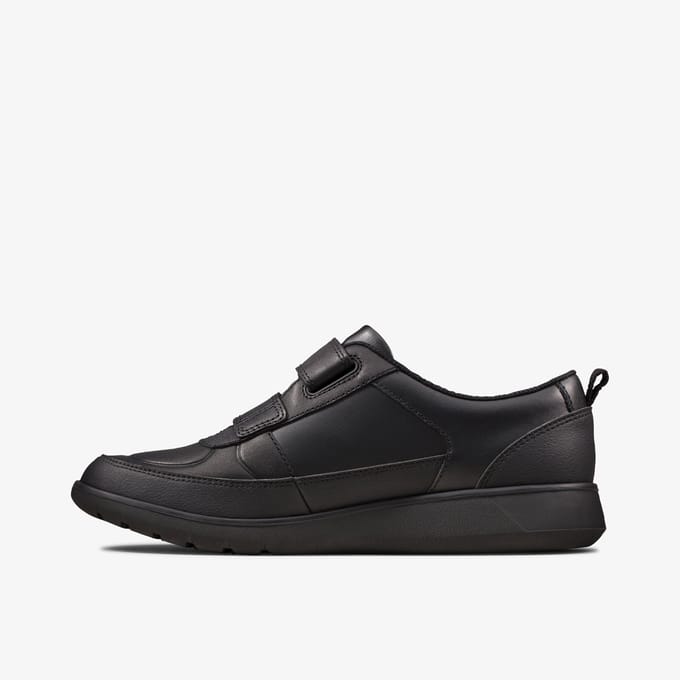 Scape Flare Y Zwarte Leren Schoenen