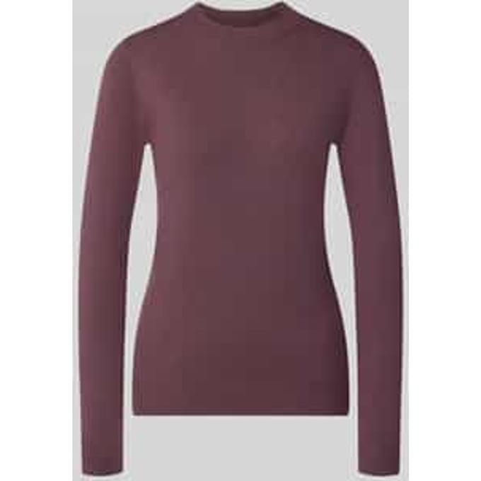 Slim Fit gebreide pullover met elastische boordjes