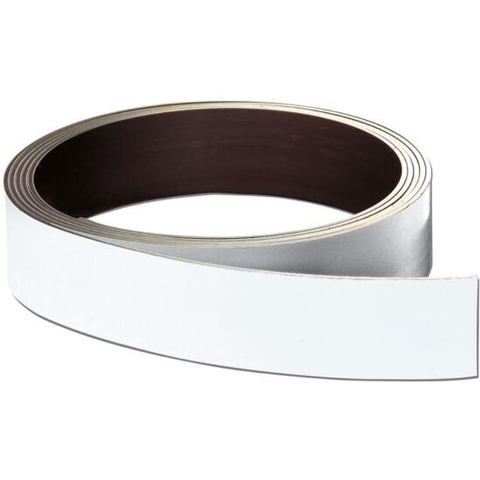 FRANKEN Magneetband, (L)10.000 x (D)0,8 x (H)30 mm, wit
