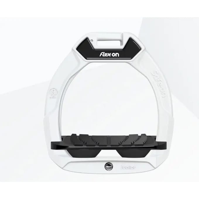 Veiligheidspinjubels voor kinderen met schuine grip wit/zwart Flex-On Safe-On