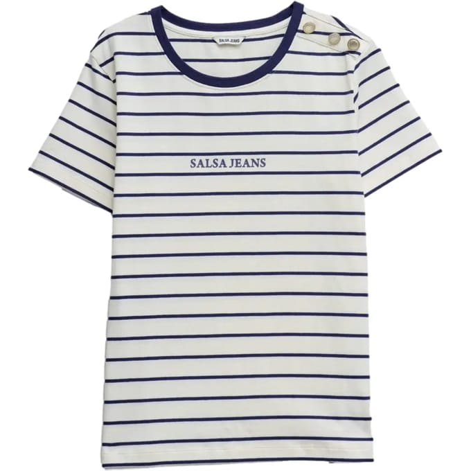 Gestreept dames-T-shirt Salsa Jeans