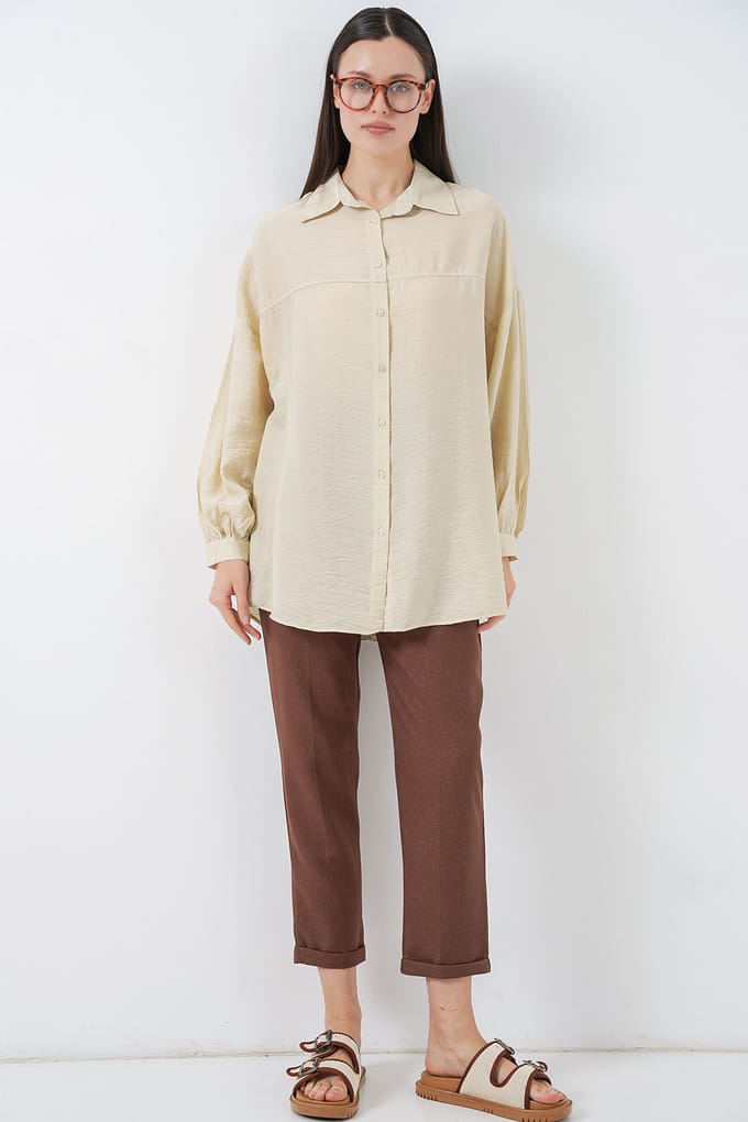 Oversized Lange Mouwen Shirt