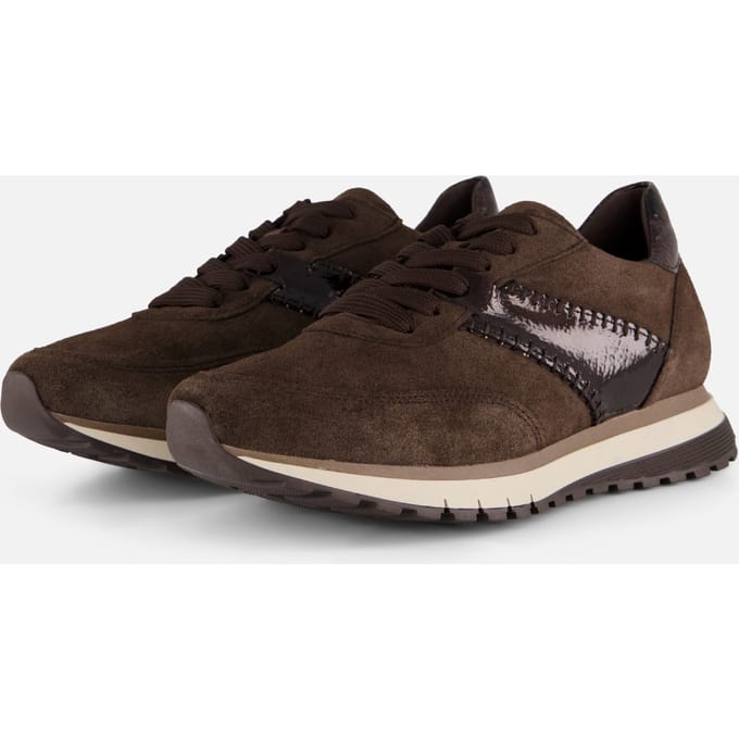 Gabor Sneakers bruin Suède - Maat 9,5