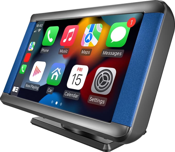 DrPhone CarPlayStream ProTouch – MP5 Autoradio – 7 Inch Touchscreen – CarPlay & Android Auto – Mirrorlink – Bluetooth – FM – USB / USB-C / Micro SD – Handsfree Bellen