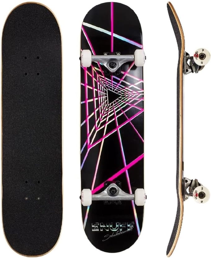 Complete Skateboard 8 inch x 32 inch - Unisex - Futurisme Design