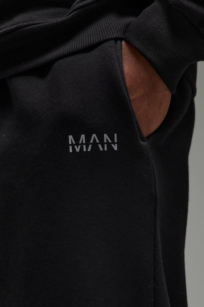 Heren Actieve Oversized Jogger | Black | Size 2XL