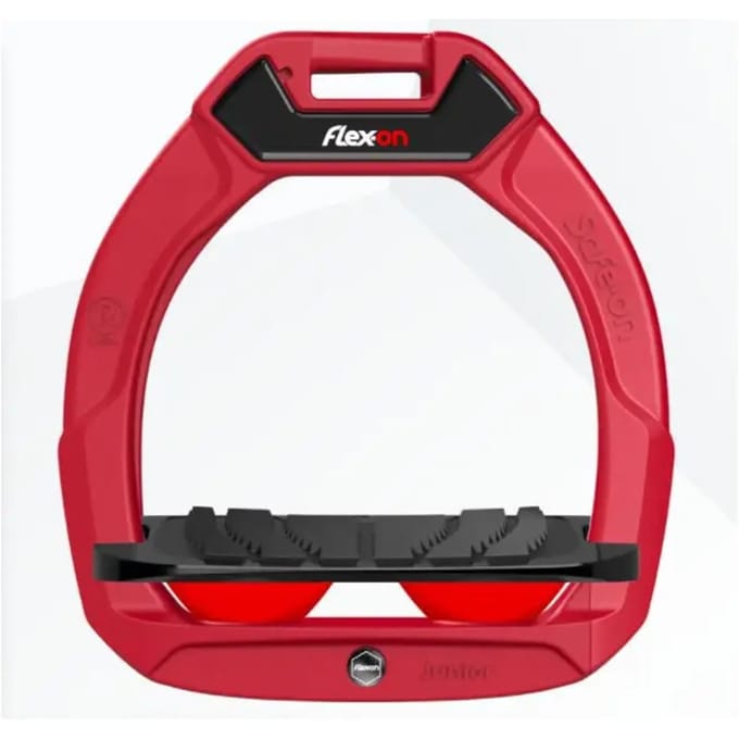 Inclined Grip Beugels Rood/Zwart/Rood Flex-On Green Composite