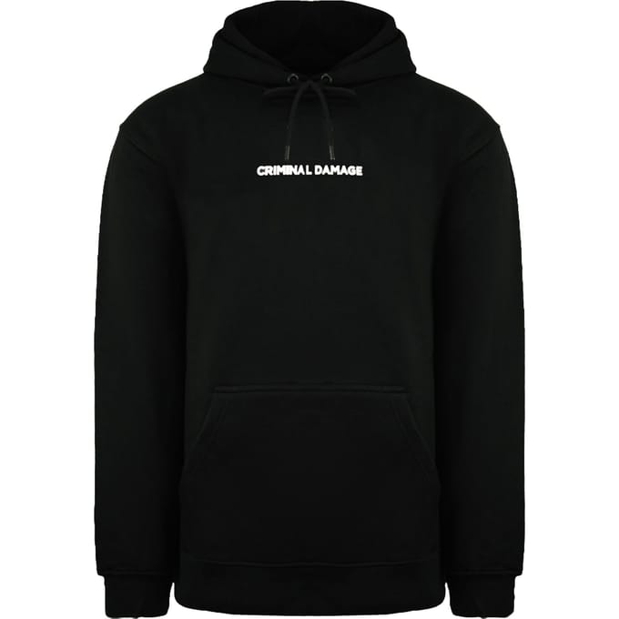 Criminal Damage Worldwide Heren Zwarte Hoodie