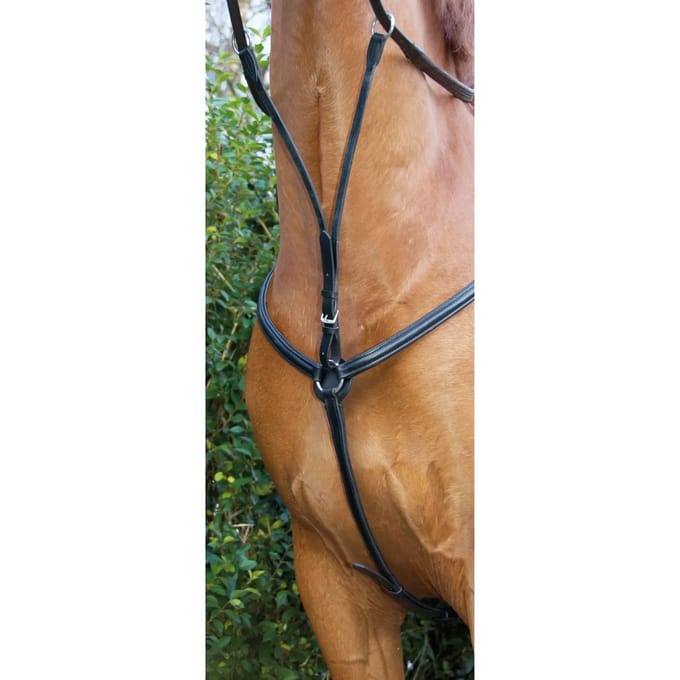 Jachthalsband voor paard met voering T de T